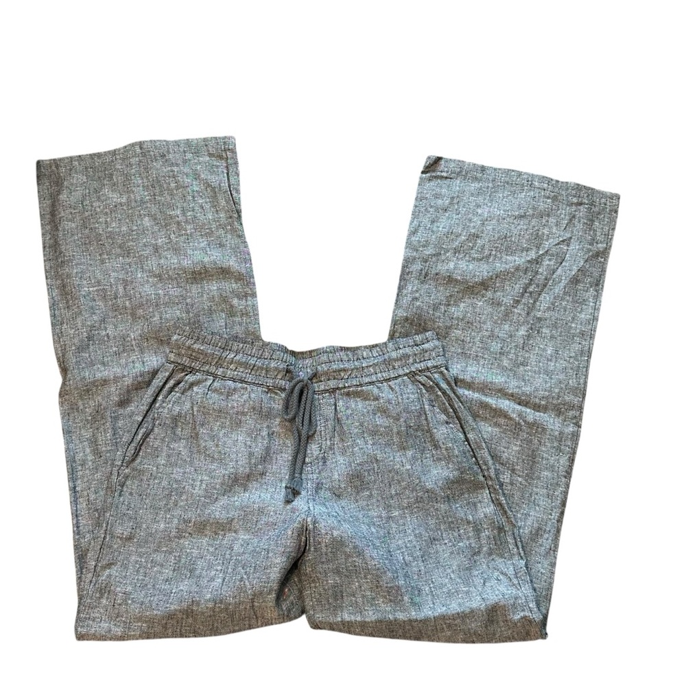 NWT SOHO Street NY & Co. Gray Linen Wide Leg Pants - Size Small - Picture 5 of 15